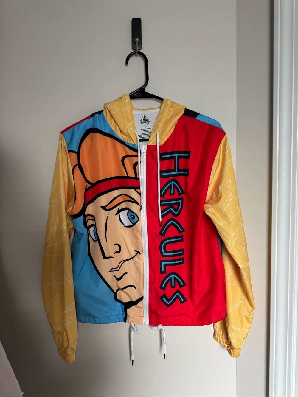 Disney Multicolor Hercules Graphic Hooded Jacket